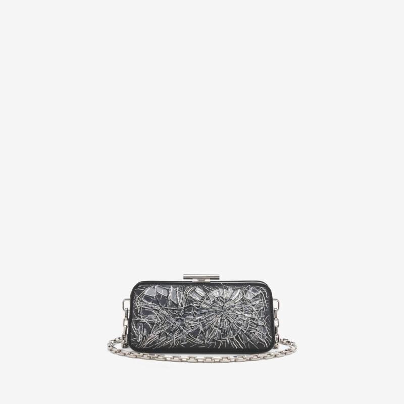 ALEXANDER MCQUEEN - Pinch Clutch - Item 80443114AB21000